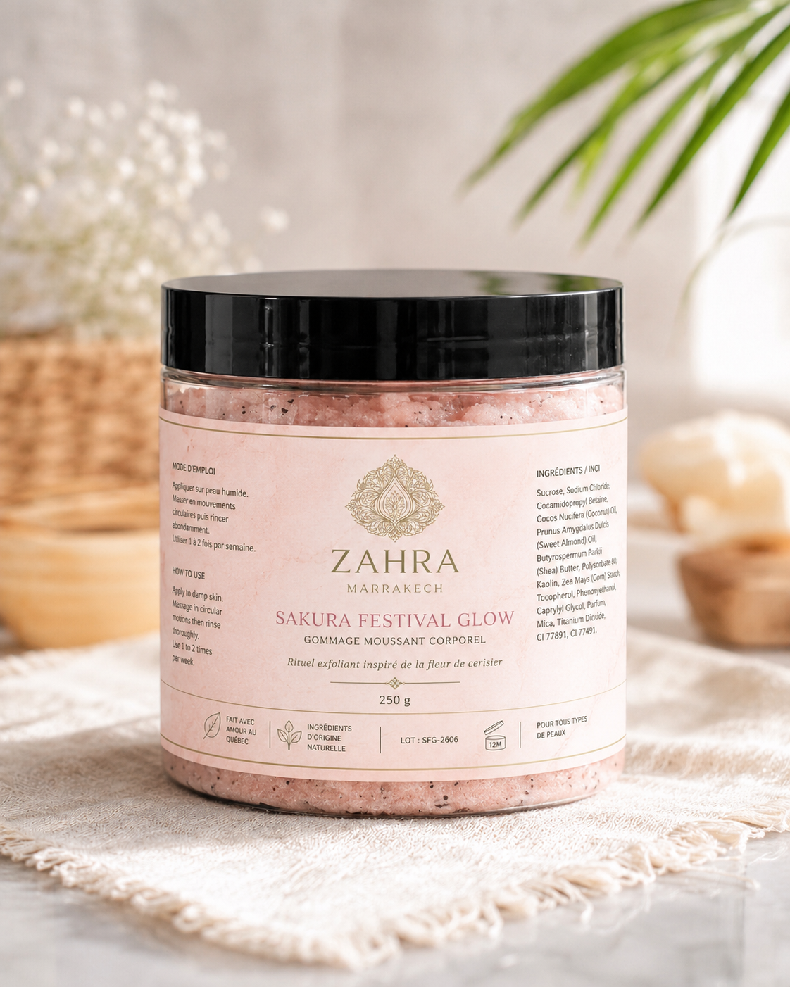 Sakura festival Glow scrub